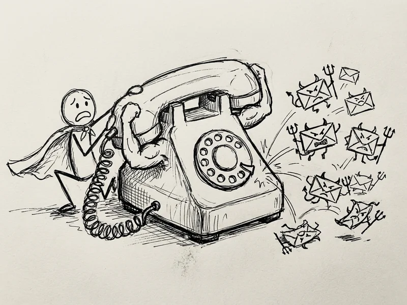 Sketch of a phone with text: Call to verify on a known number