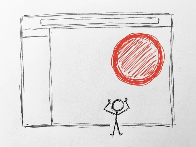 Simplified sketch of a WordPress dashboard showing the updates notification area