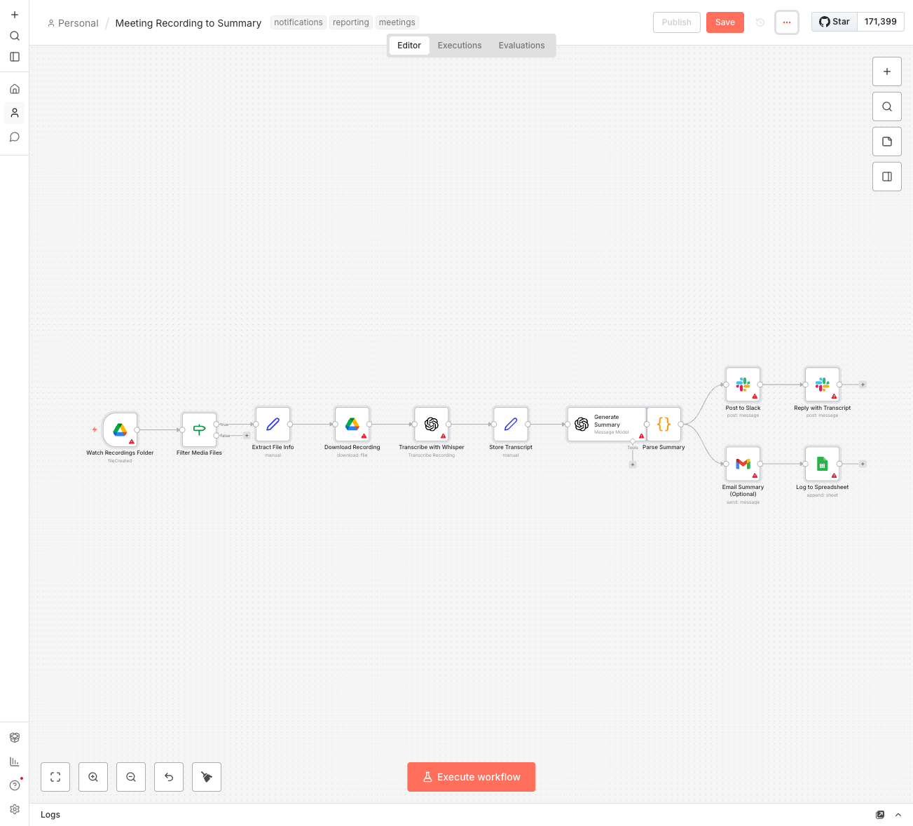 Meeting Recording to Summary