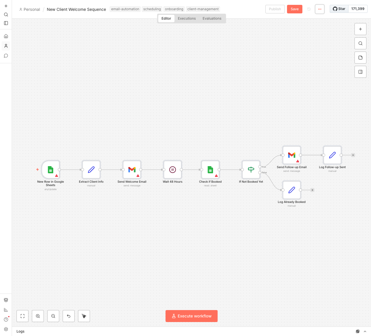 New Client Welcome Sequence