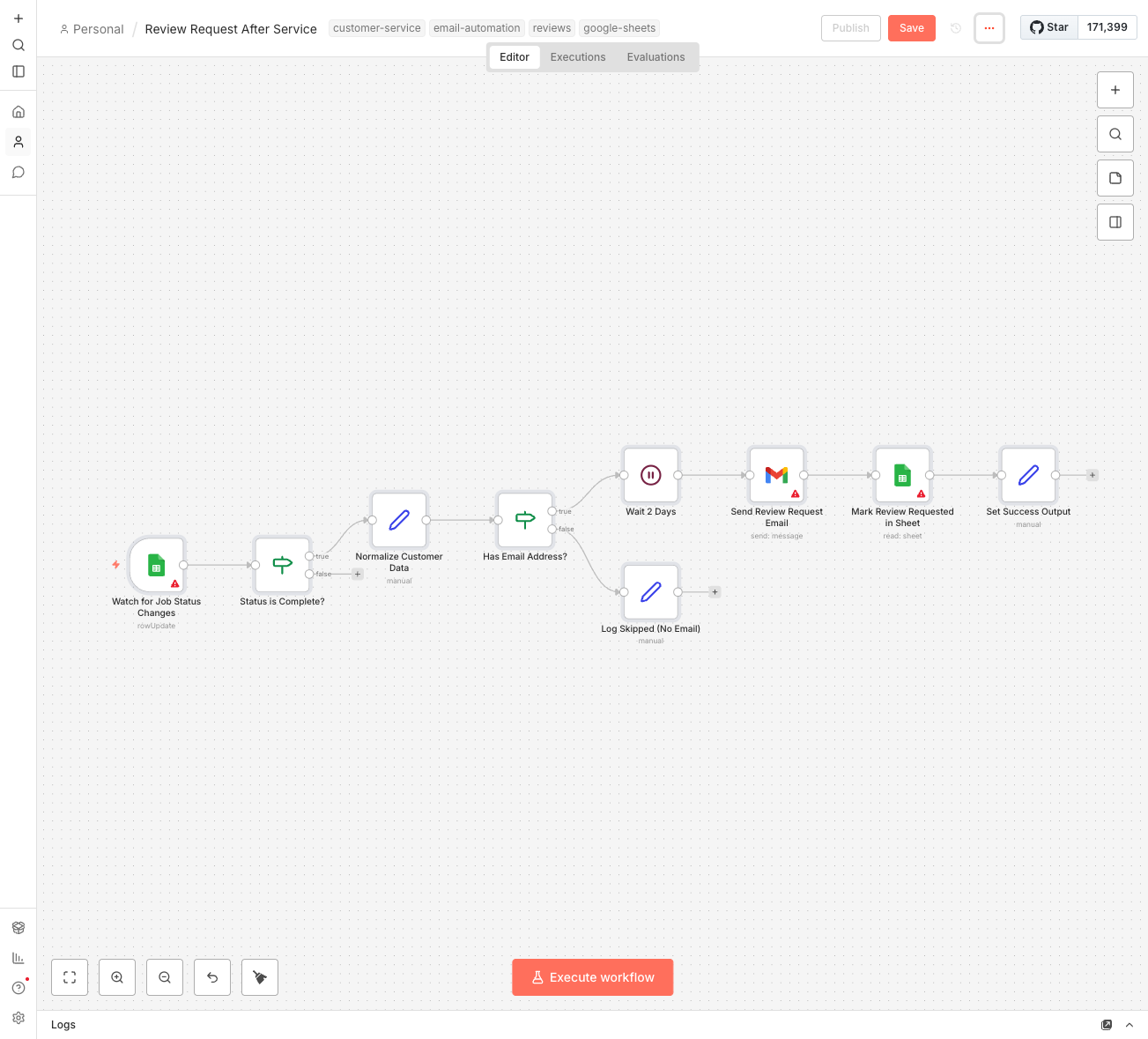 Review Request After Service
